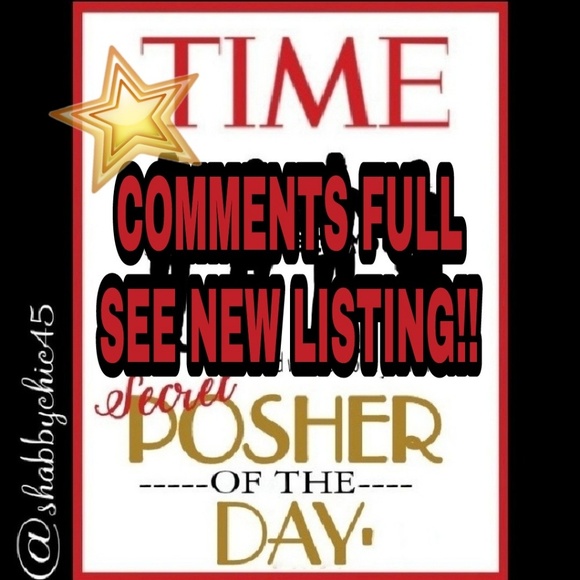 Secret Posher of the Day Accessories - LIKE NEW LISTING!! COMMENTS FULL!!